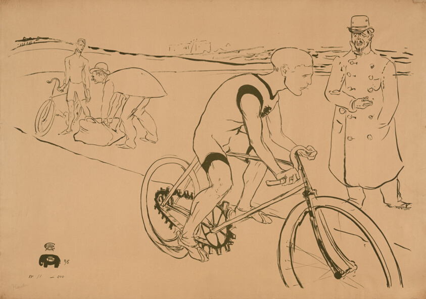 L'ARTE SU DUE RUOTE - Al velodromo di Parigi con Toulouse Lautrec e Montale