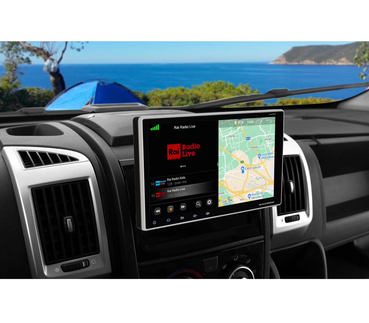 AUTORADIO CAR TABLET FIAT DUCATO GPS ANDROID 10 WI-FI CARPLAY AUTO