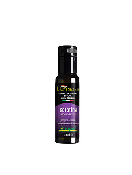Monovarietale CORATINA - Olio extra vergine di oliva (conf. da 100ml)