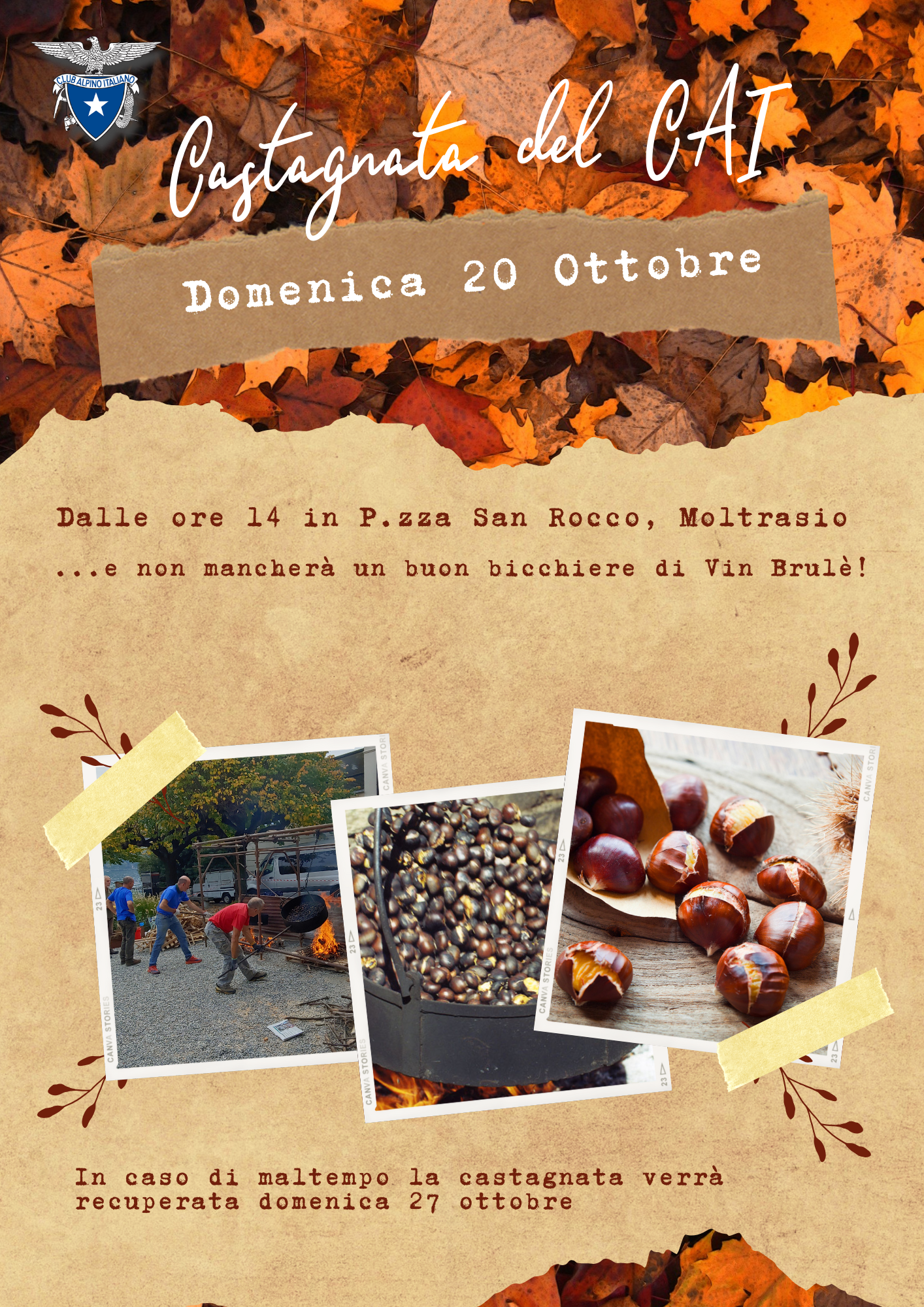 Castagnata del CAI - Domenica 20 ottobre