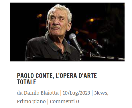 Danilo Blaiotta - Retrospective on Paolo Conte