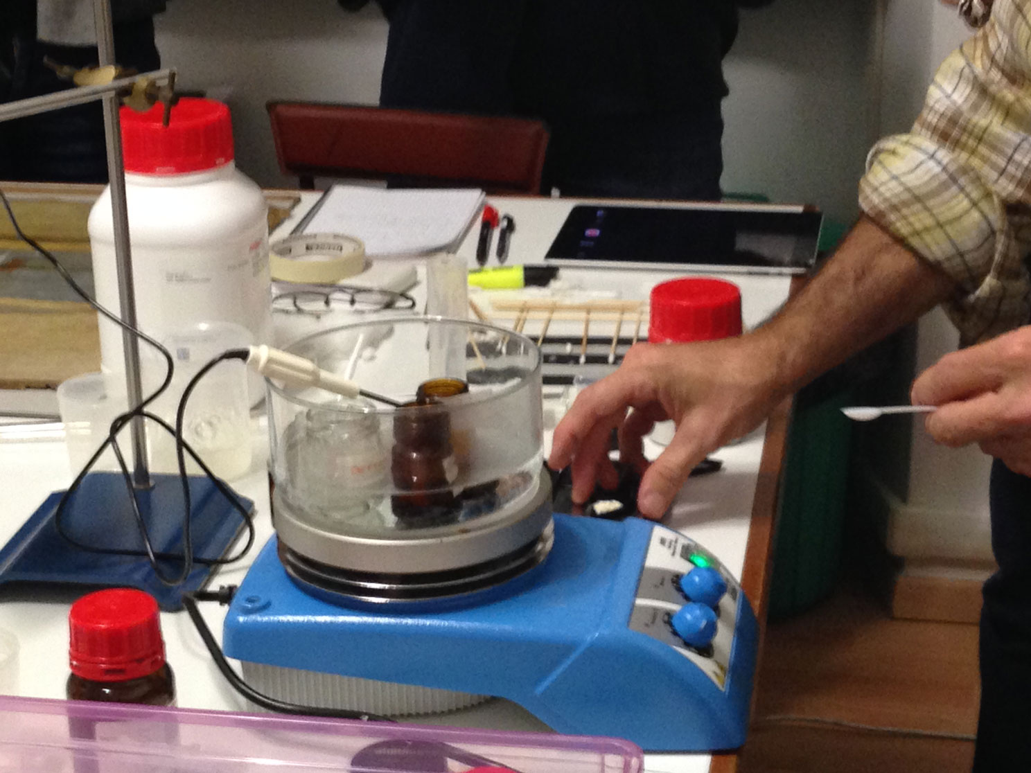 Preparazione di emulsione con miscelatore magnetic