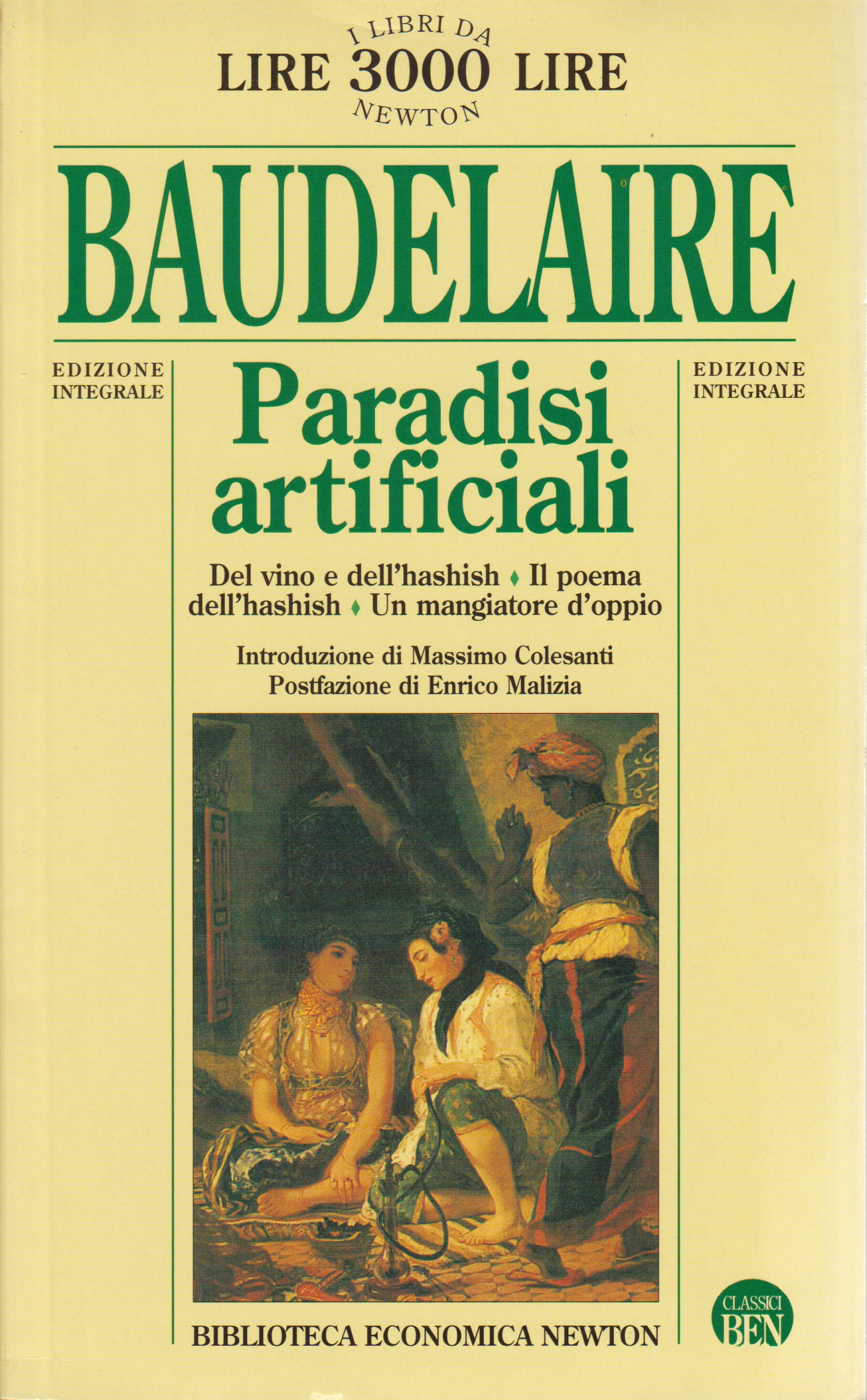 Baudelaire Paradisi artificiali