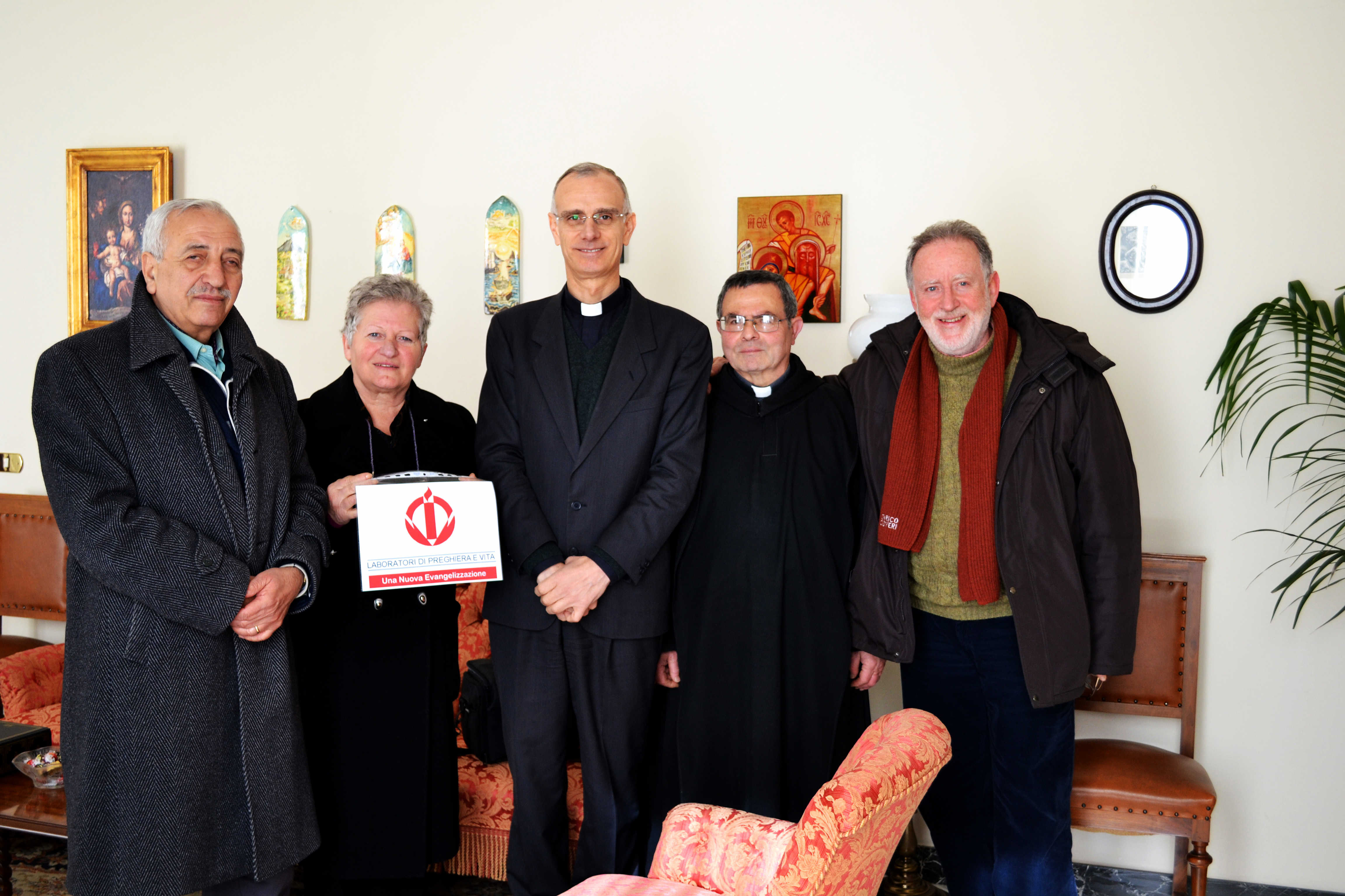 Visita del Coordinamento TOV di Catania a Mons. Raspanti, Vescovo di Acireale (Ct)