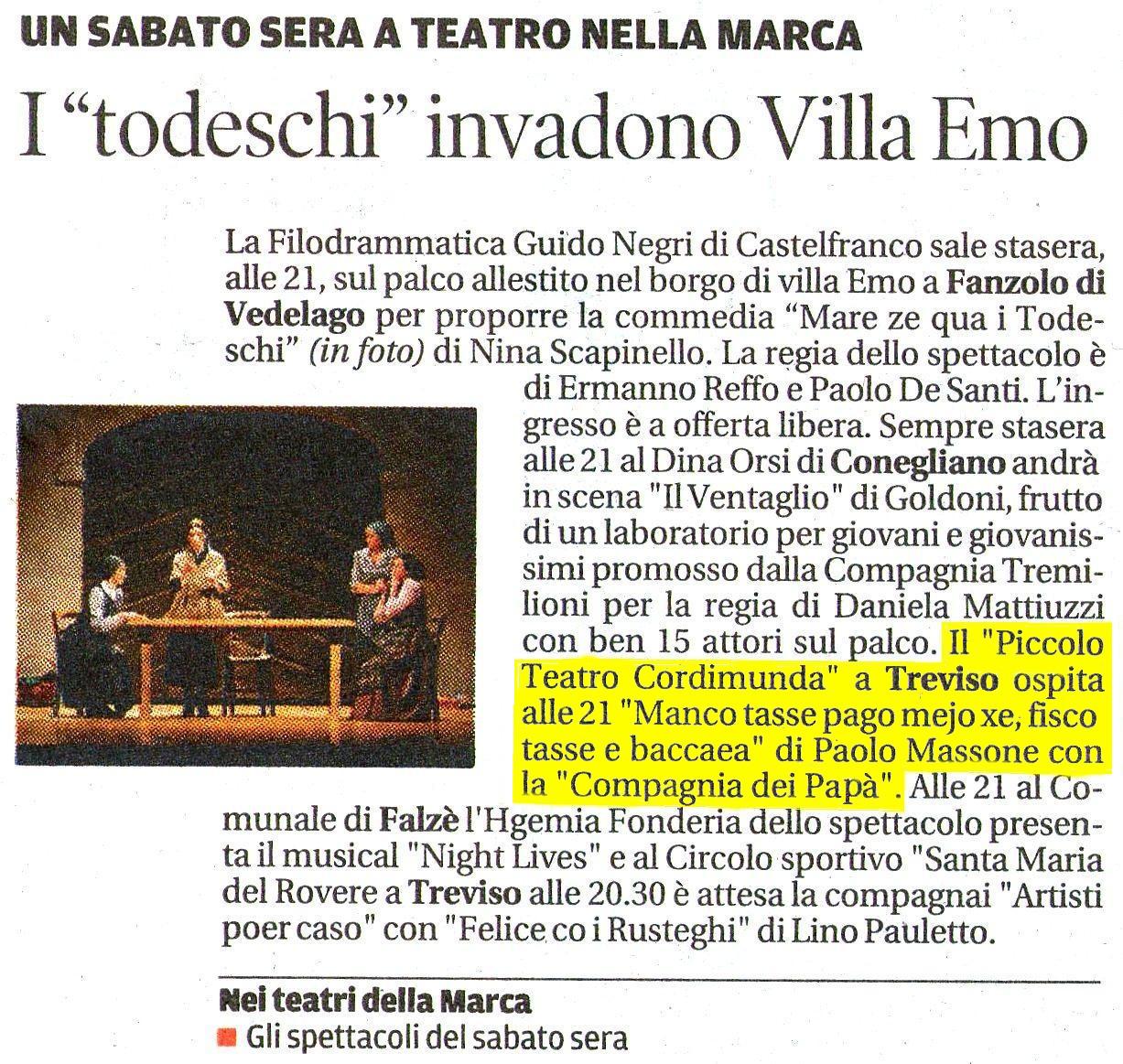 Tribuna di Treviso 08/06/2013