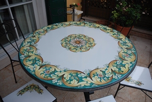 Tavolo in pietra lavica ceramizzata 3