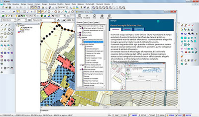 Disegno ed editing cartografico con funzionalità grafiche conforme agli standard.