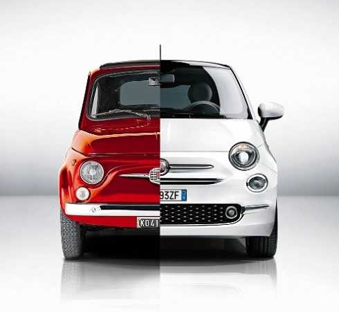 FIAT 500 CLASSIC AND ACTUAL