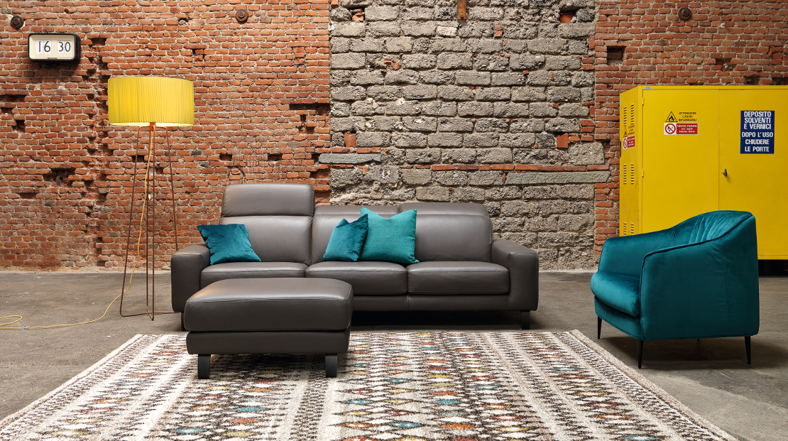 divano moderno - colore beige - sfoderabile