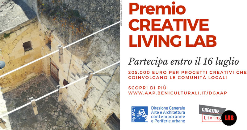 Premio Creative Living Lab. 205mila euro per progetti di rigenerazione urbana delle periferie