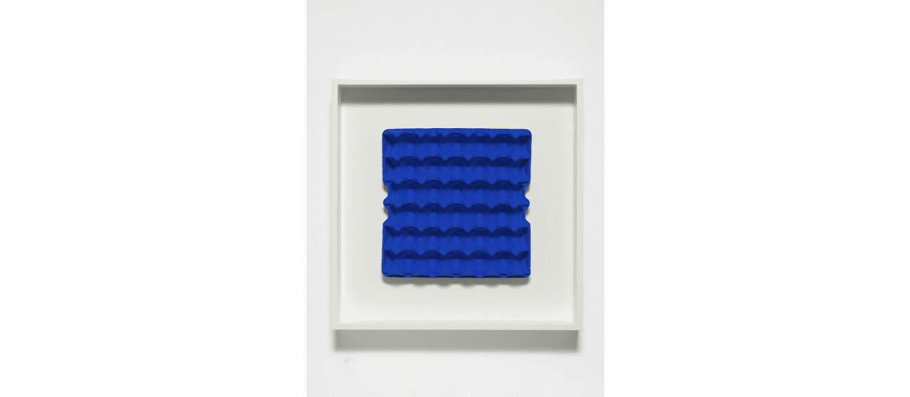 2017, pigment on cardboard, 27 × 27 × 5 cm