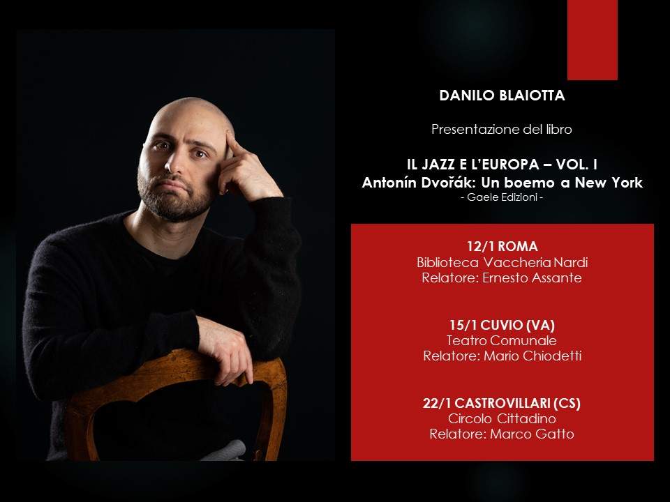 Presentation of the book "Il Jazz e l'Europa - vol.I" Tour January 2023