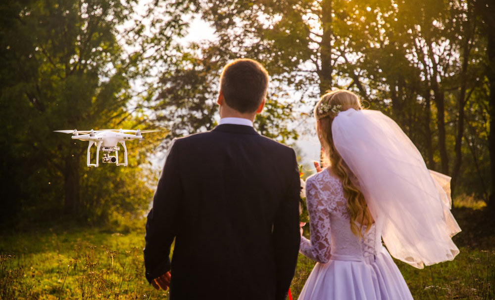 Video matrimonio con droni