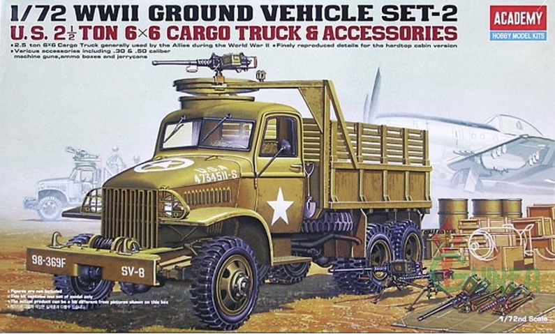 AC13402 - WWII US 6X6 CARGO TRUCK & ACCESSORIES