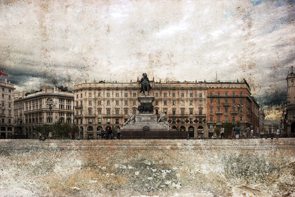 Nuove Vedute di Milano: Monumento A Vittorio Emanuele II © 2014