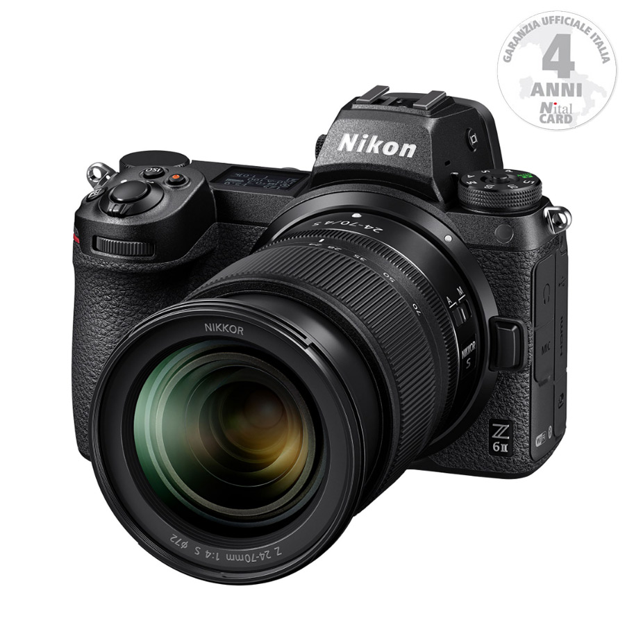 Nikon Z6 II + nikkor Z 24-70mm F/4 S  4 anni garanzia nital