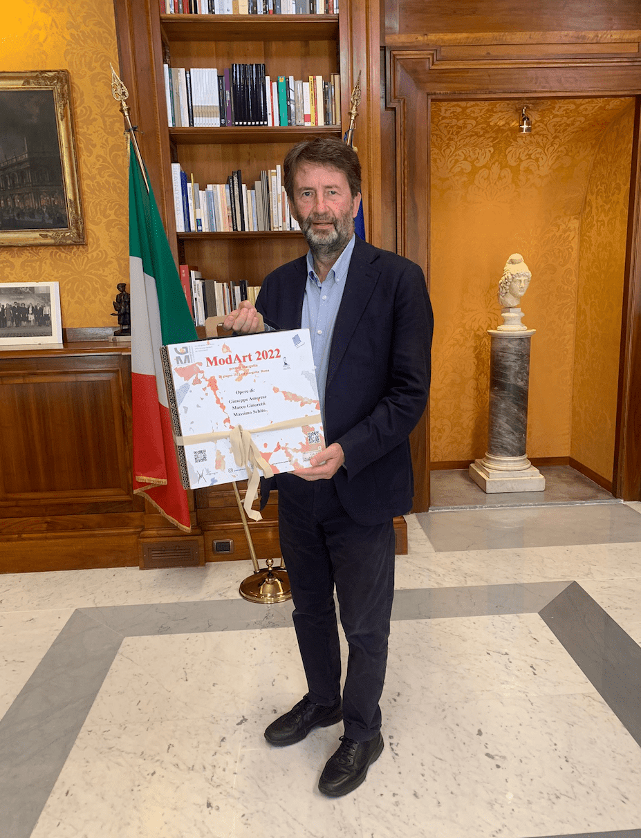 Ministro della Cultura Dario Franceschini 
Sezione Istituzioni - Premio Margutta 2022