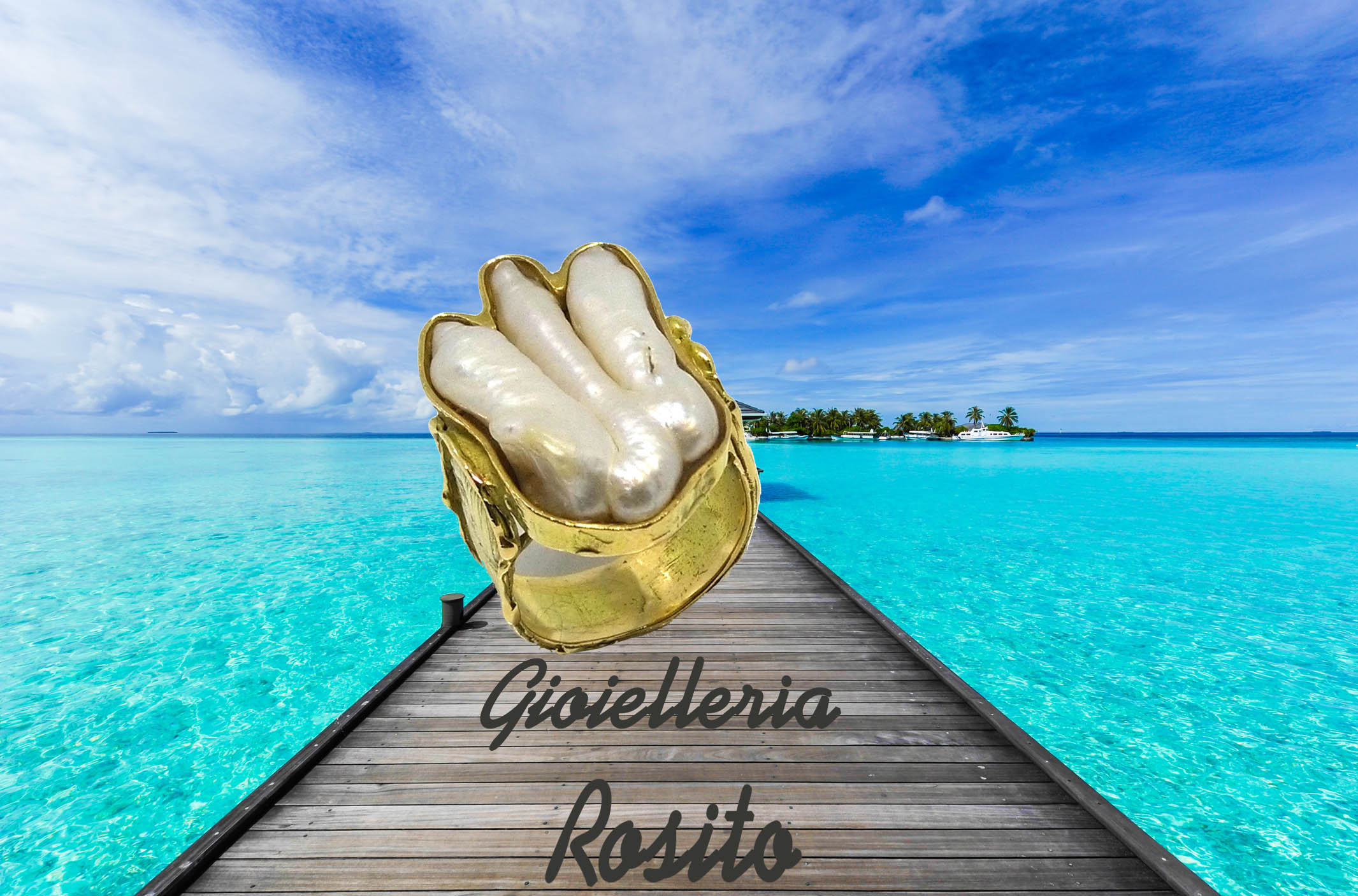 anello,oro,perla,rosito