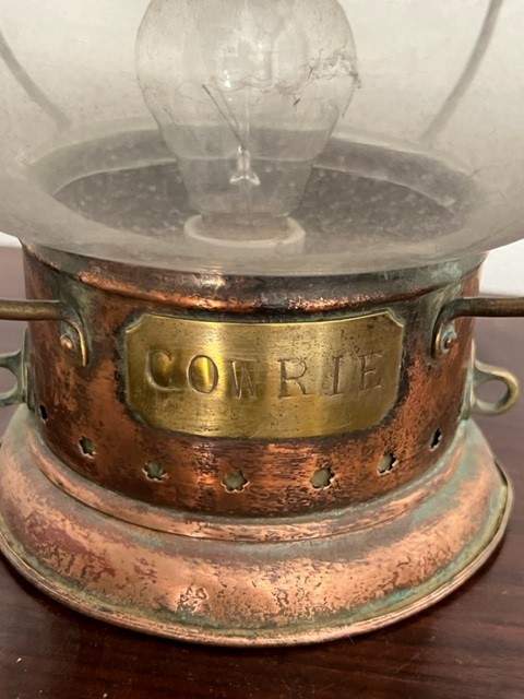 Lampada lanterna a sospensione del 1800 restaurata