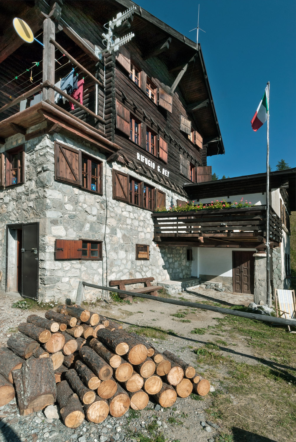 the Rey hut, high Susa valley, Piedmont