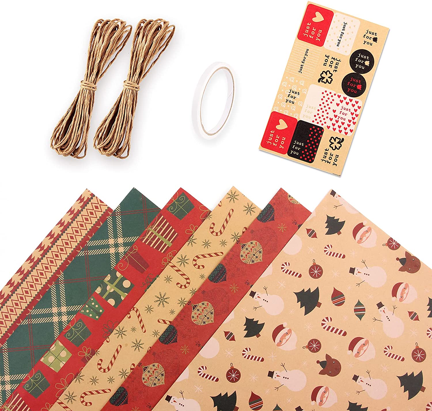 CARTA PACCHI NATALE - CHRISTMAS PACKAGE PAPER