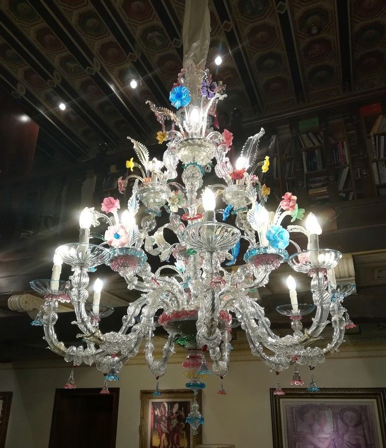 artistic murano glass chandelier