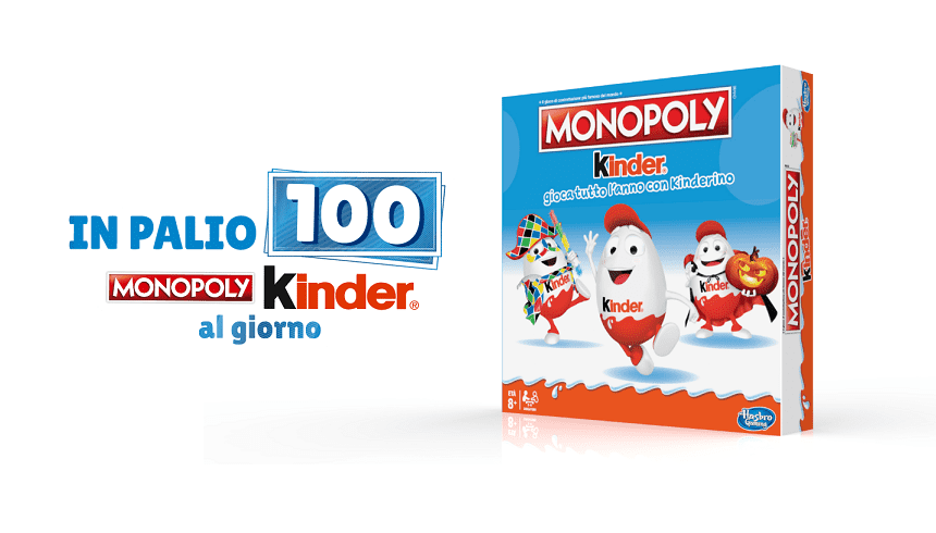 Vinci Monopoly con Kinder “KINDER GAME 2022”