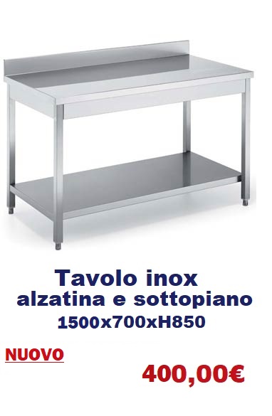 Tavolo inox