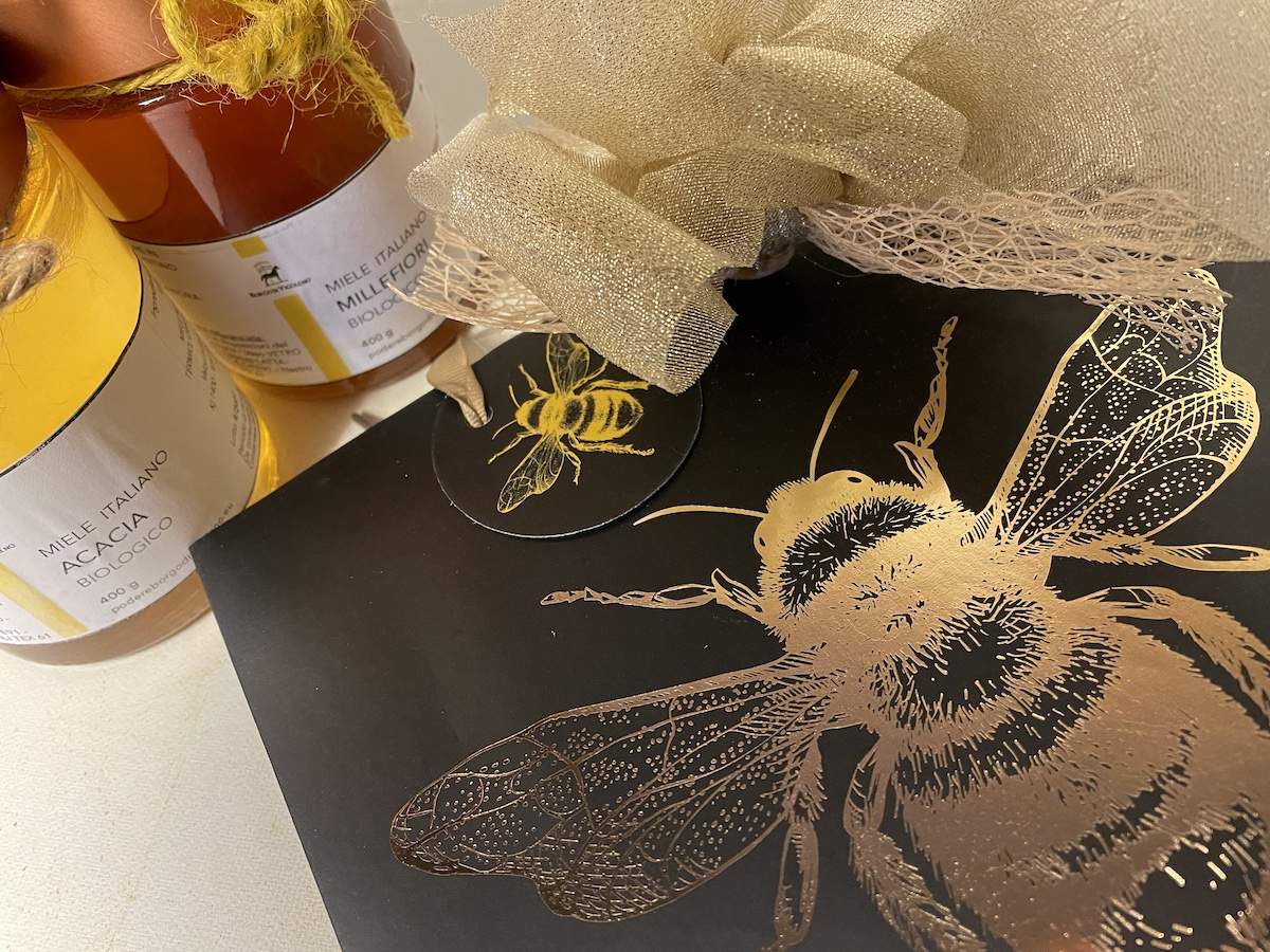 00016 - Miele Biologico 400g confezione "Queen bee"