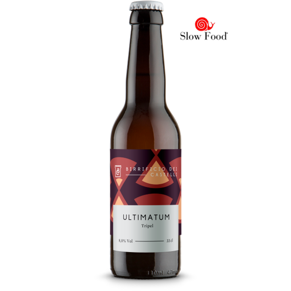 Ultimatum è una birra artigianale doppio malto in stile tripel, luppolata. Siamo in Arcevia nella regione Marche.