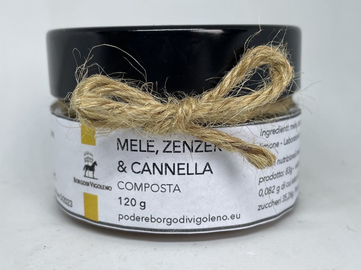 00C8A - Composta di Mele, Zenzero & Cannella 120g