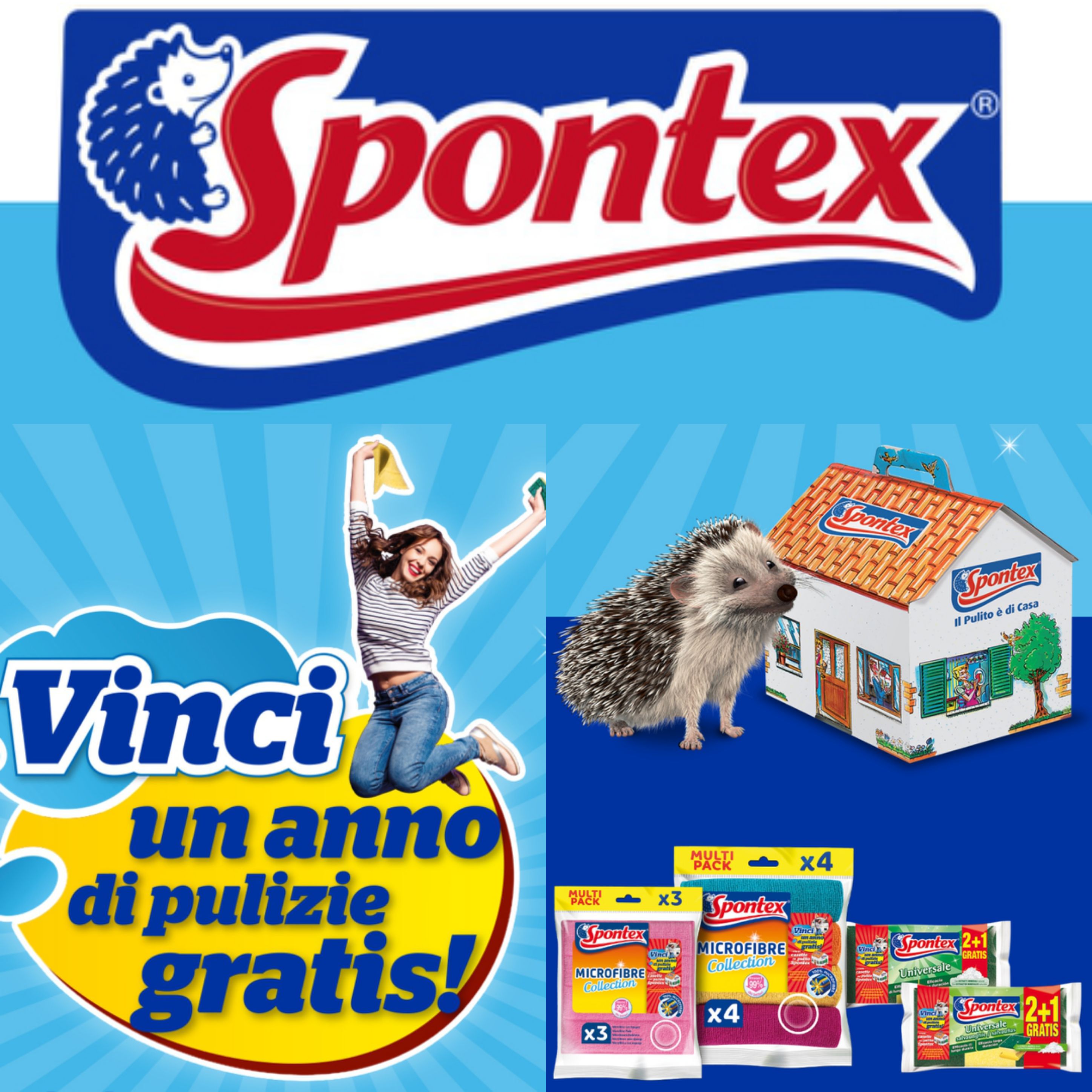 SPONTEX “VINCI UN ANNO DI PULIZIE GRATIS!”