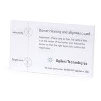 9910053900  Burner cleaning and alignment card, 100 pk