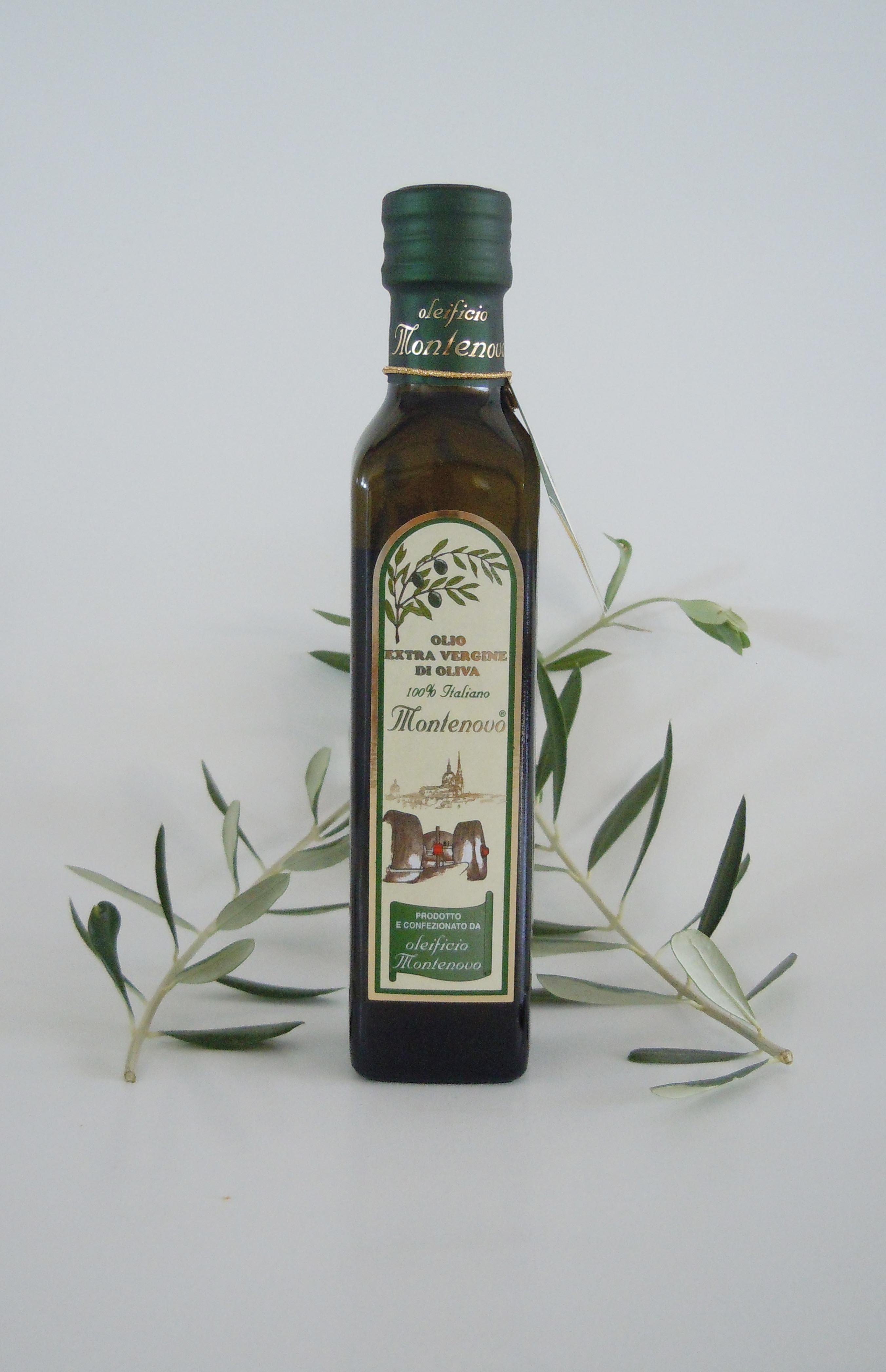 bottiglia olio extravergine di oliva "Montenovo"0,25 Litri