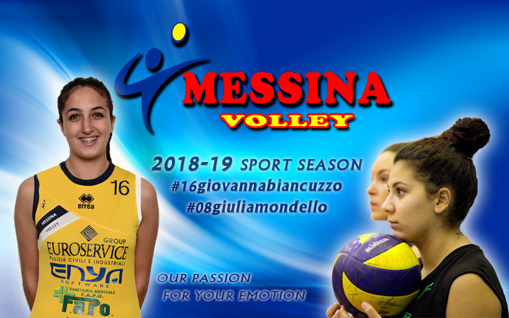Le giovani Giulia Mondello e Giovanna Biancuzzo confermate nel ruolo di banda nel Messina Volley