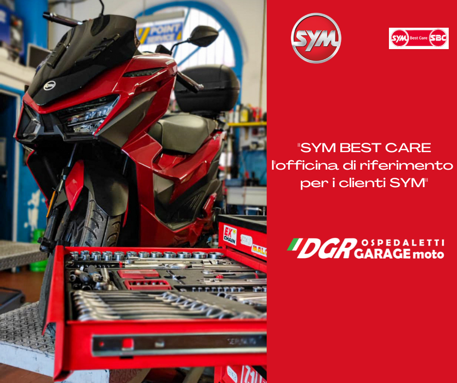 Sym best care officina dgr garage moto