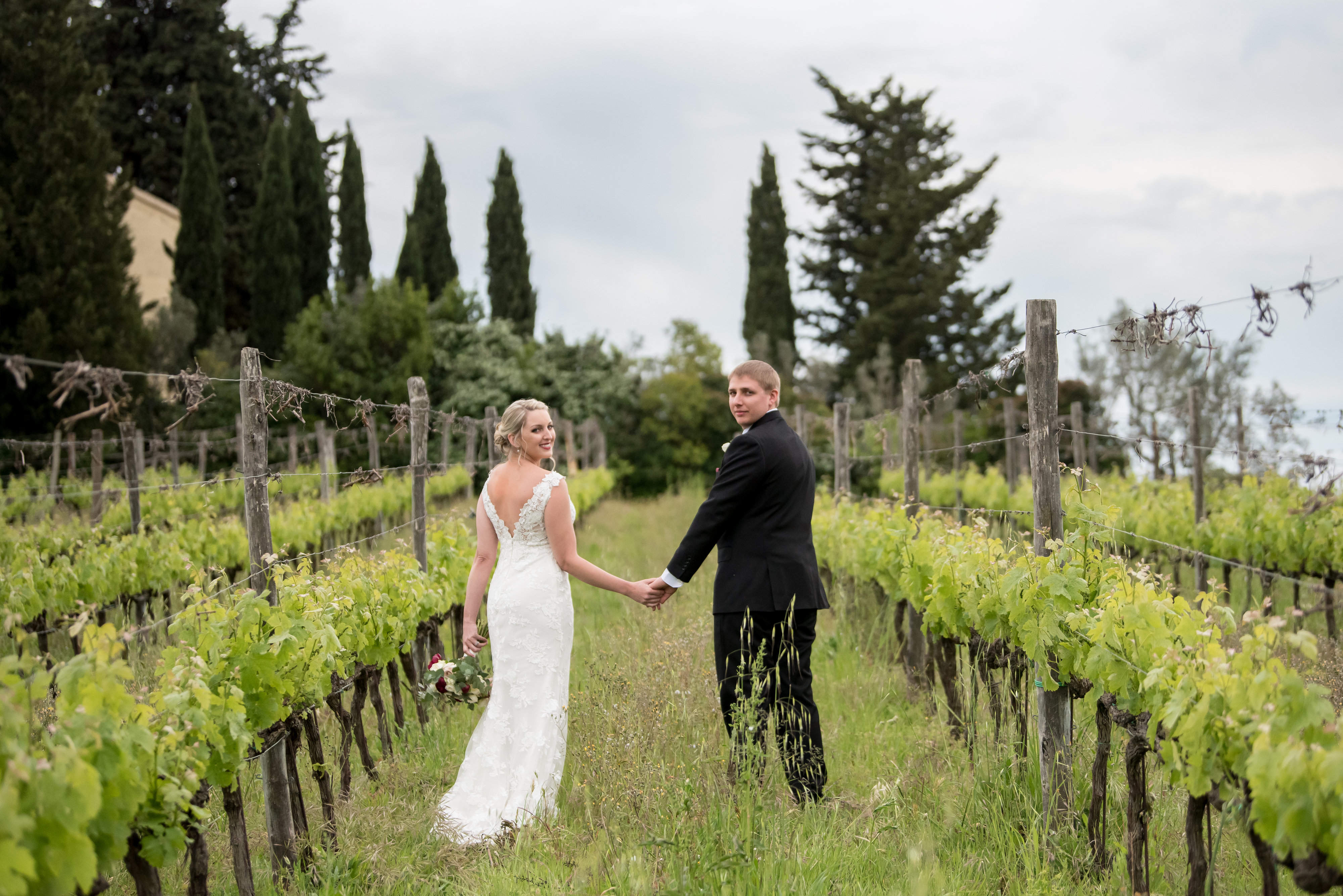 Kayla and Anthony - Intimate wedding in a vineyard
