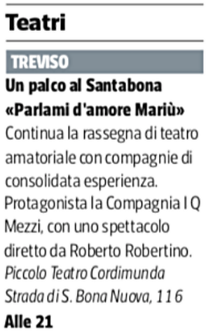 Corriere del Veneto 09/11/2019