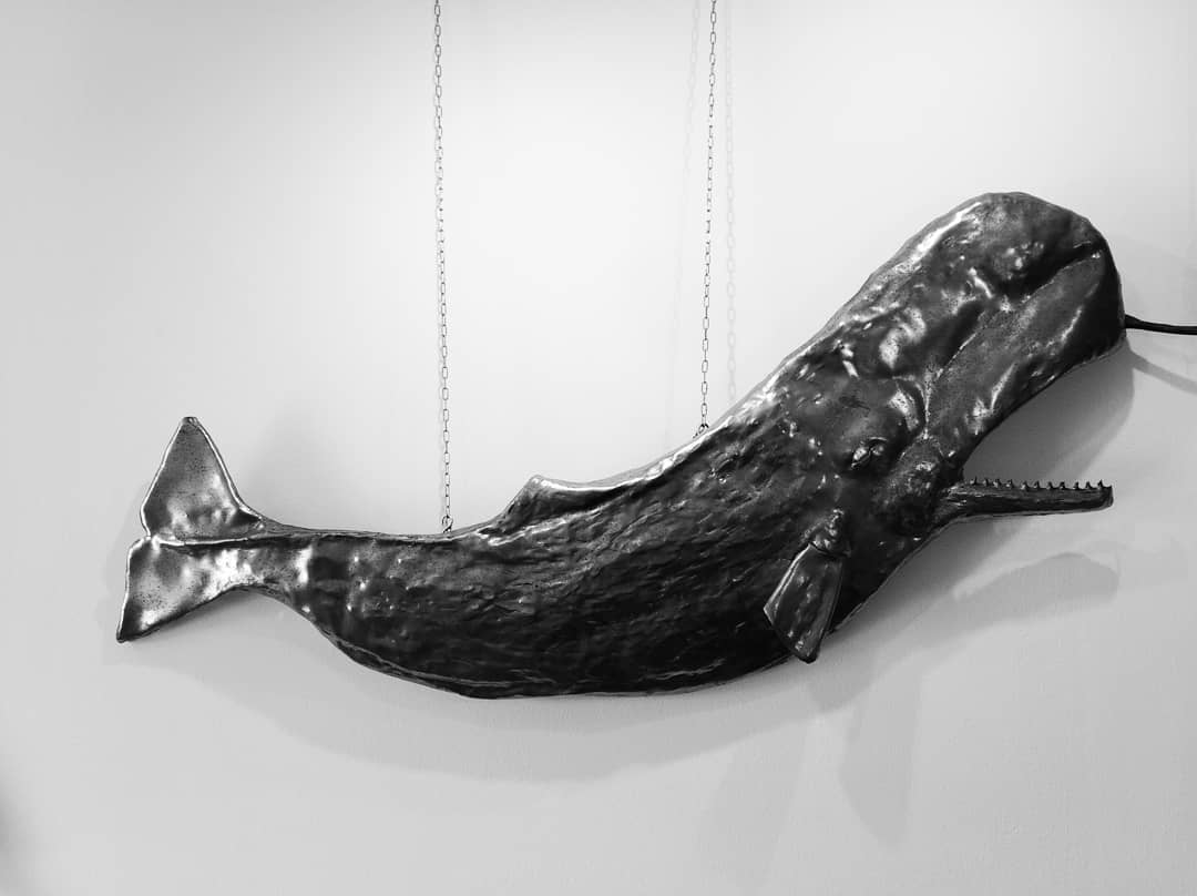 Capodoglio (130cm X 48cm- ferro - spessore :10/10 ) Sperm Whale (51"- iron - thickness:10/10 - 1mm)