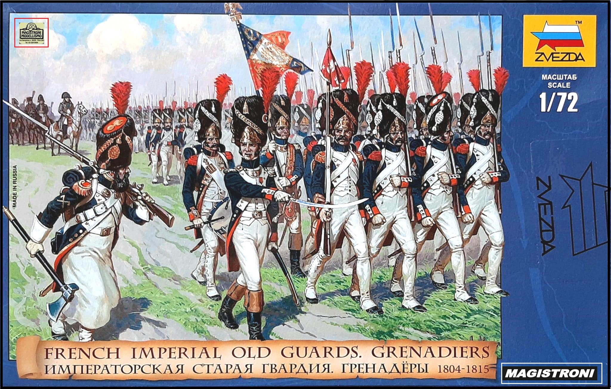 FRENCH IMPERIAL GUARDS GRENADIERS 1804-1815