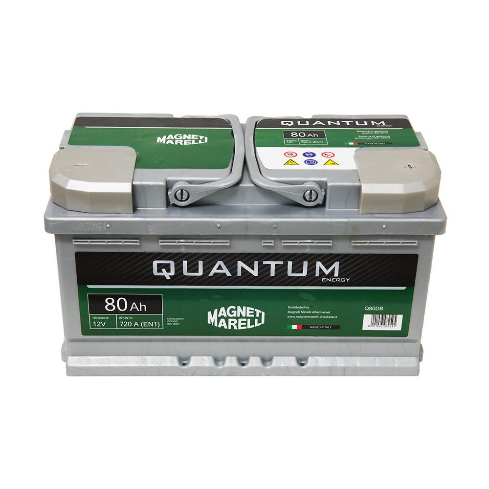 Batteria per auto 'quantum' magneti marelli 45ah dx - spunto 360a - mm 207x175x175h