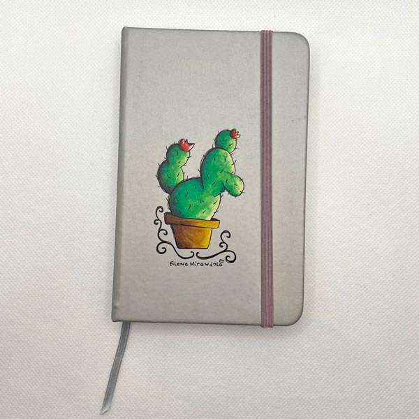 Quadernino tascabile con cactus