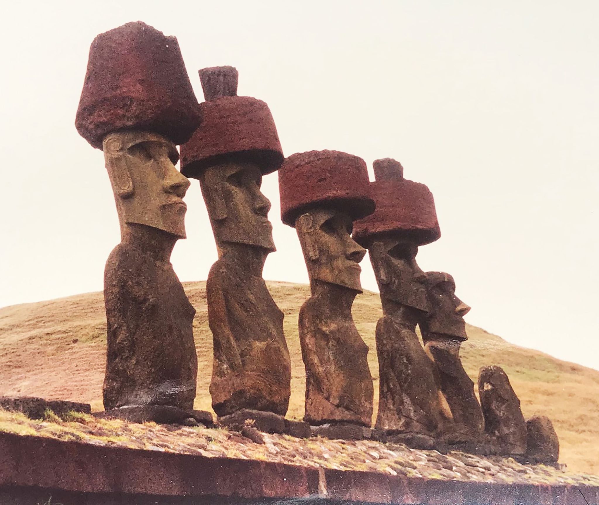 L'isola di Pasqua, e i miei due piccoli Moai