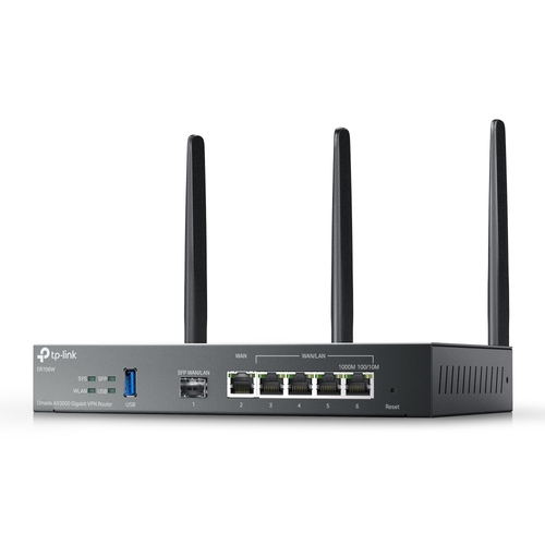 ROUTER VPN MULTI WAN AX3000 WIFI6 1P GIGABIT SFP + 5P GIGABIT RJ45