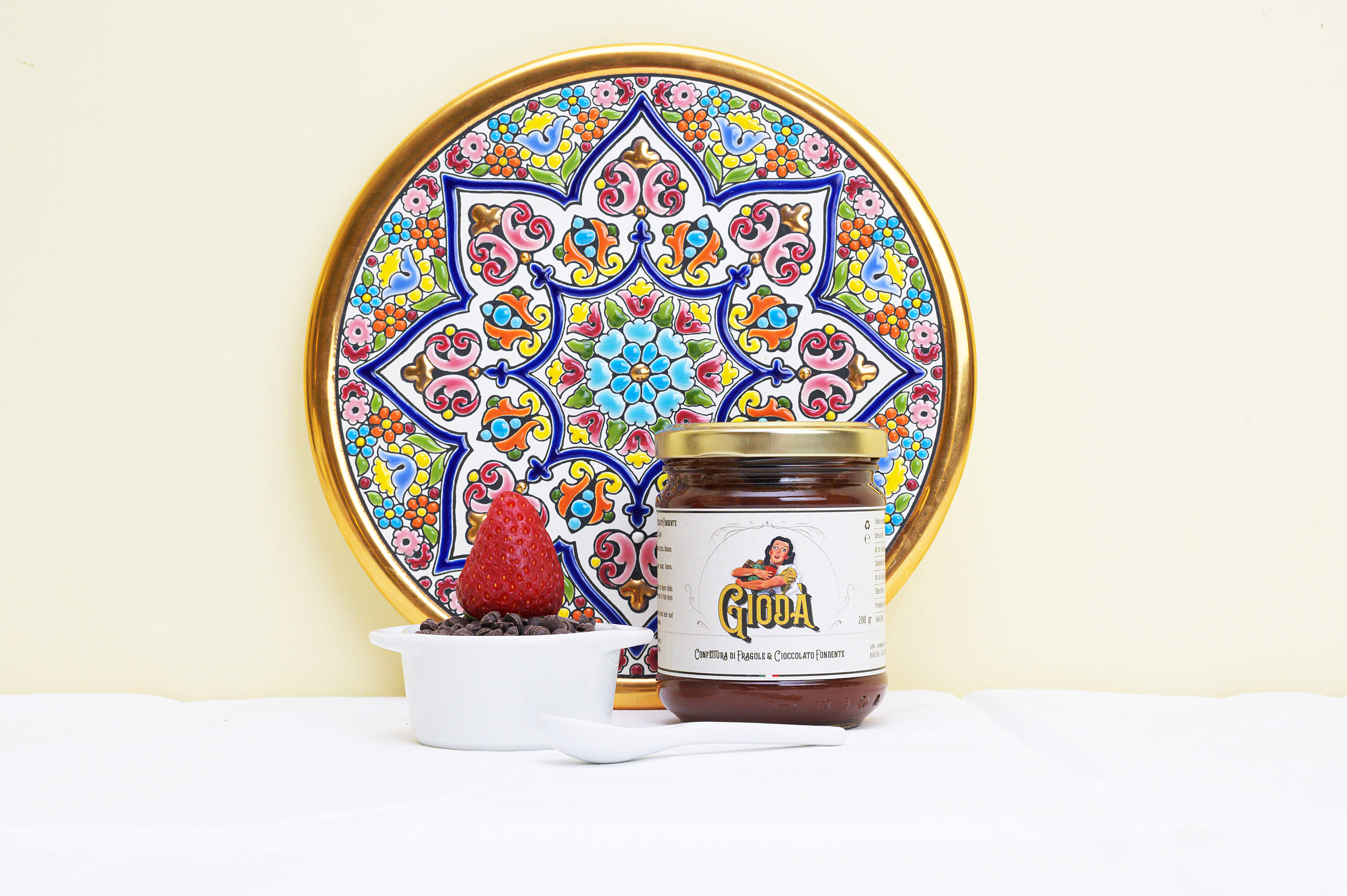 Confettura di Fragole e Cioccolato Fondente Extra    -    Strawberry and Dark Chocolate Extra Jam