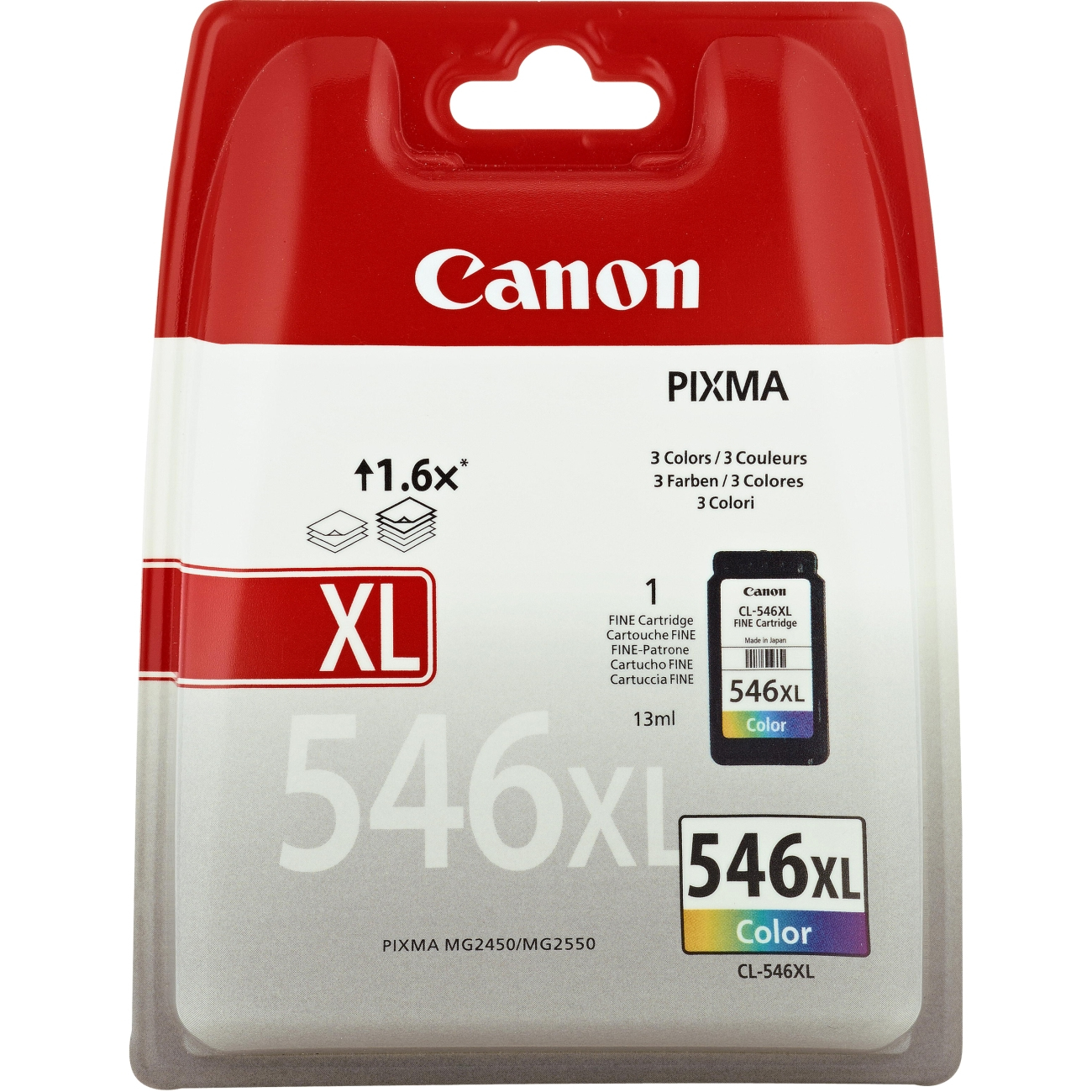 INK ADJ CAN 6446B001 CLI-551XL Y PIXMA IP7250/MG5450/MG6350 GIALLO