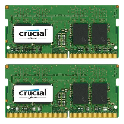 DDR4 16GB(2X8GB)2400MHZ SO-DIMM CRUCIAL PC4-19200 CL=17 SR UNBUFFER