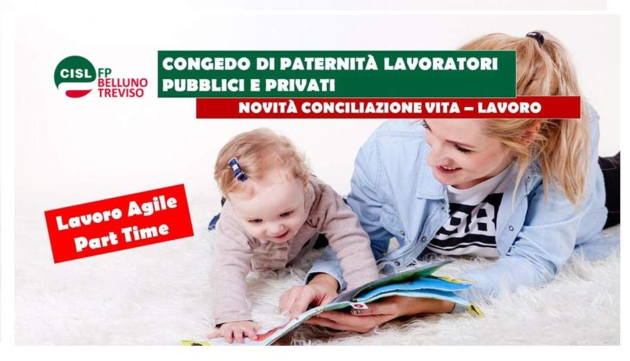 Cisl FP Belluno Treviso. Congedo di paternità lavoratori pubblici e privati. Novità conciliazione vita – lavoro