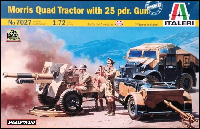 MORRIS QUAD TRACTOR with 25 pdr.gum
