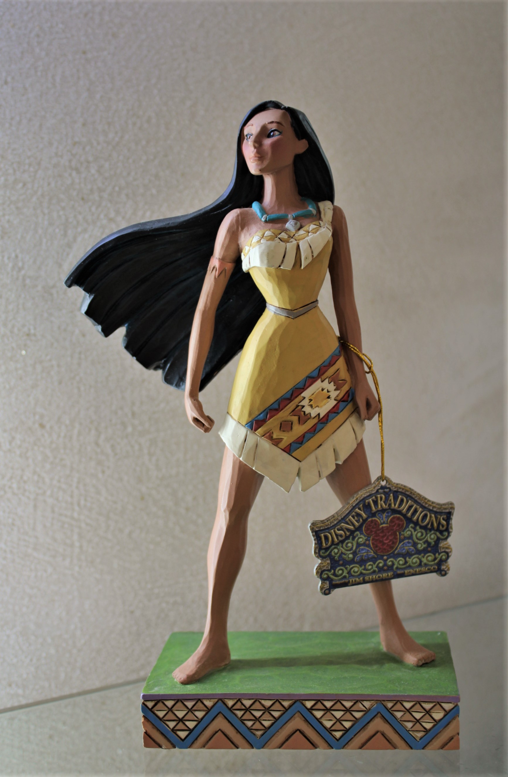 STATUINA PRINCIPESSA POCAHONTAS POCAHONTAS DISNEY TRADITIONS